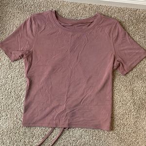 Lululemon cropped tee